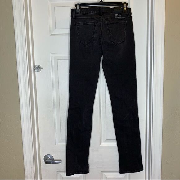 J Brand Photo Ready Mid Rise Rail Jeans Break up - Picture 6 of 16